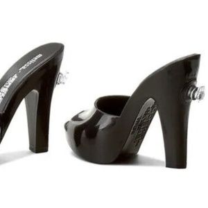 Melissa + Jeremy Scott "Inflatable" Barbie Shoes Size 10